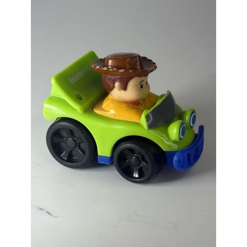 Fisher Price 2012 Little People Wheelies Toy Story Woody RC Mini Car